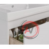 Тумба Lemark COMBI 125 см под 2 раковины, подвесная/напольная,4 ящика, цвет корпуса, фасада: Белый глянец
